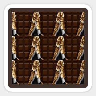 Chocolate bars Sticker